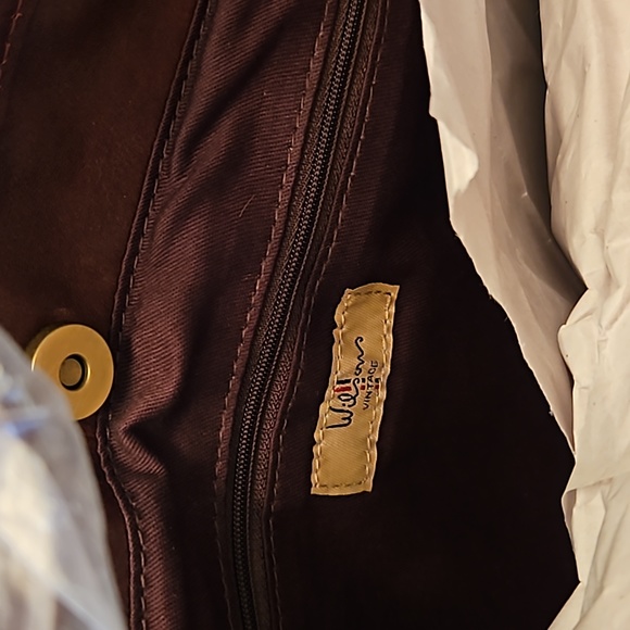 Vintage 90's WILSON'S Springbok Hyde Fur and Leather Satchel Purse. - Picture 3 of 8